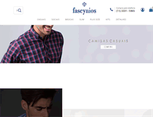 Tablet Screenshot of camisariafascynios.com.br